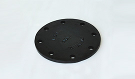 Flange cego de ferro fundido