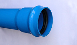 Tubo PVC de fofo com junta