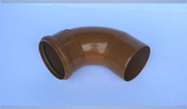Curva PVC Curta Esgoto Ocre