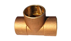Tê 611 bronze 35 104mm