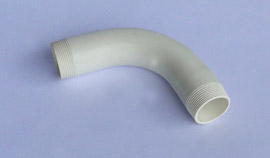 Curva PVC roscável 90°