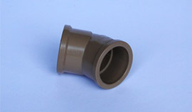 Joelho pvc soldável 45°